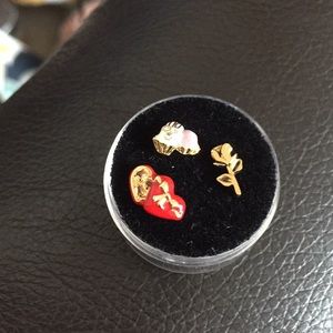 Set of 3 Collectible Valentine’s Chocolate Candy Collectible Origami Owl Charms